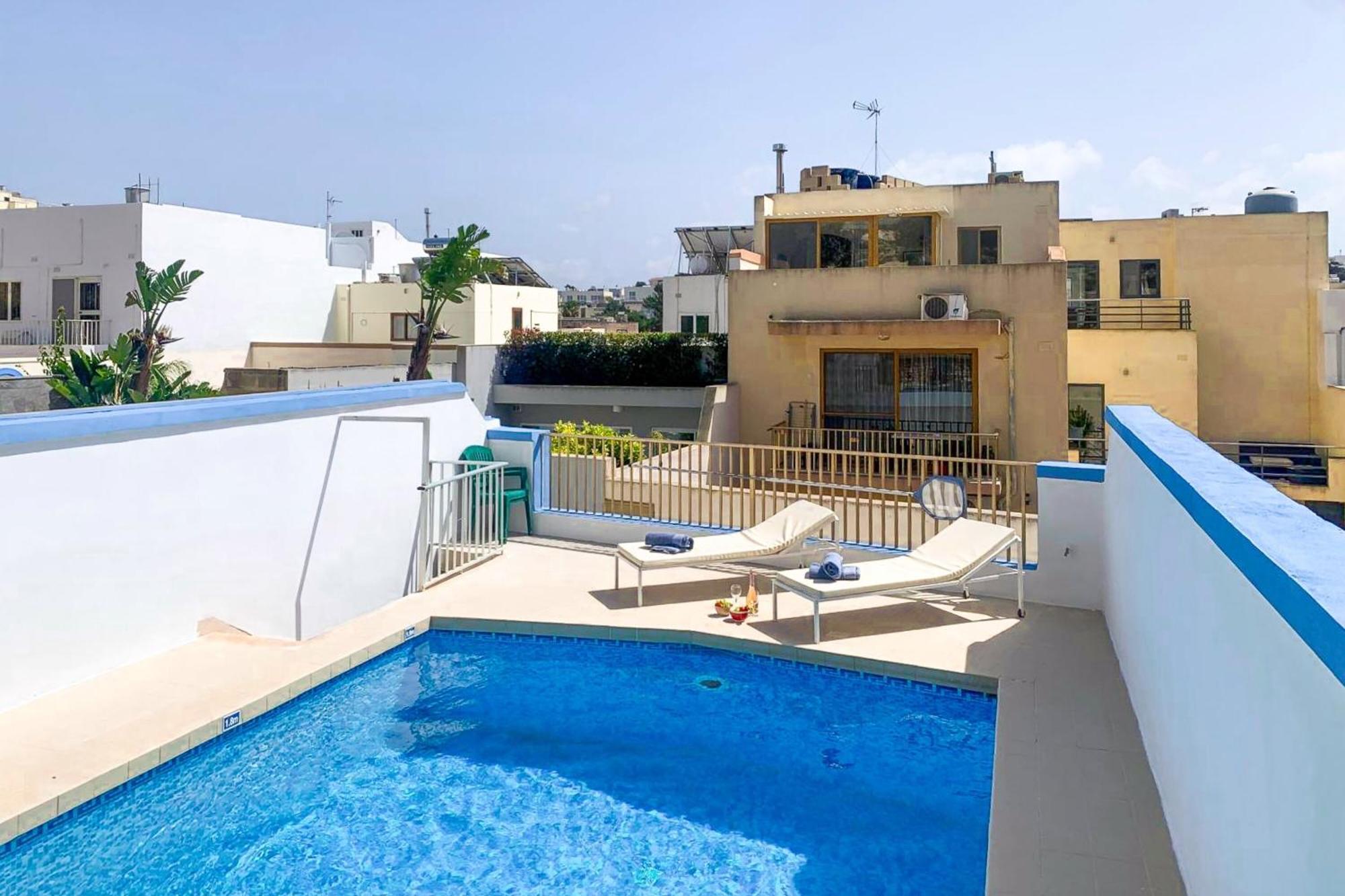 Pool & Sea Merill Apartments Mellieħa Εξωτερικό φωτογραφία